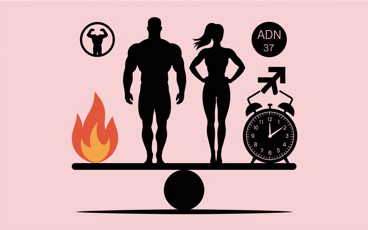 Balance metabolisme rapide lent muscles energie stockage