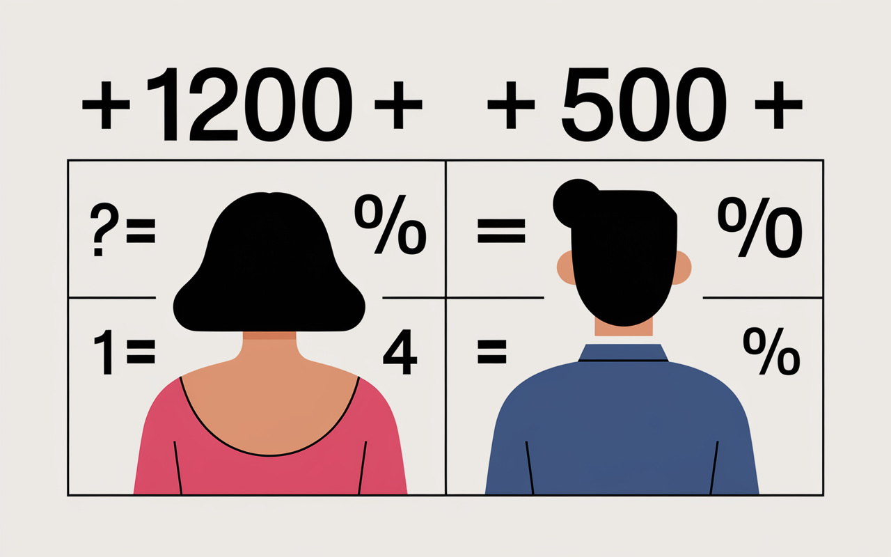 Tableau et formules déficit calorique, chiffres clés
