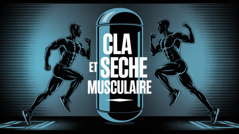 Image CLA sèche musculaire, sportifs et capsule