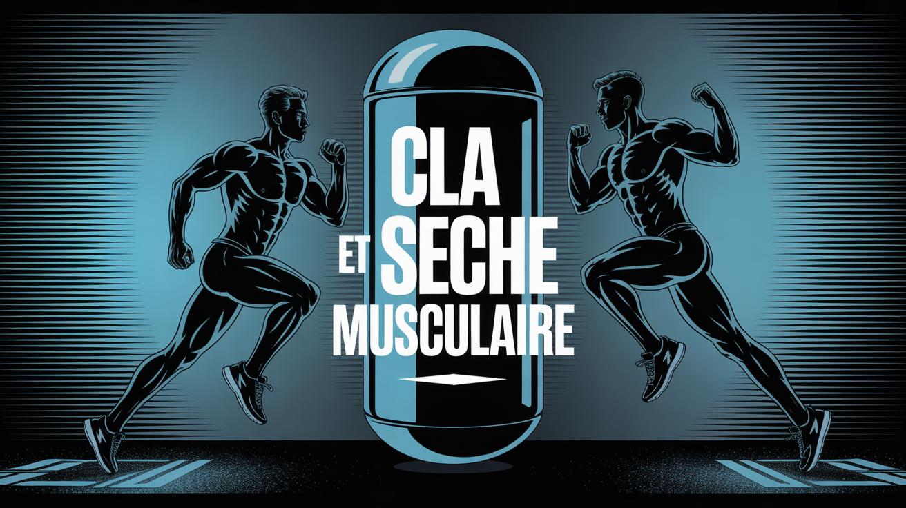 Image CLA sèche musculaire, sportifs et capsule