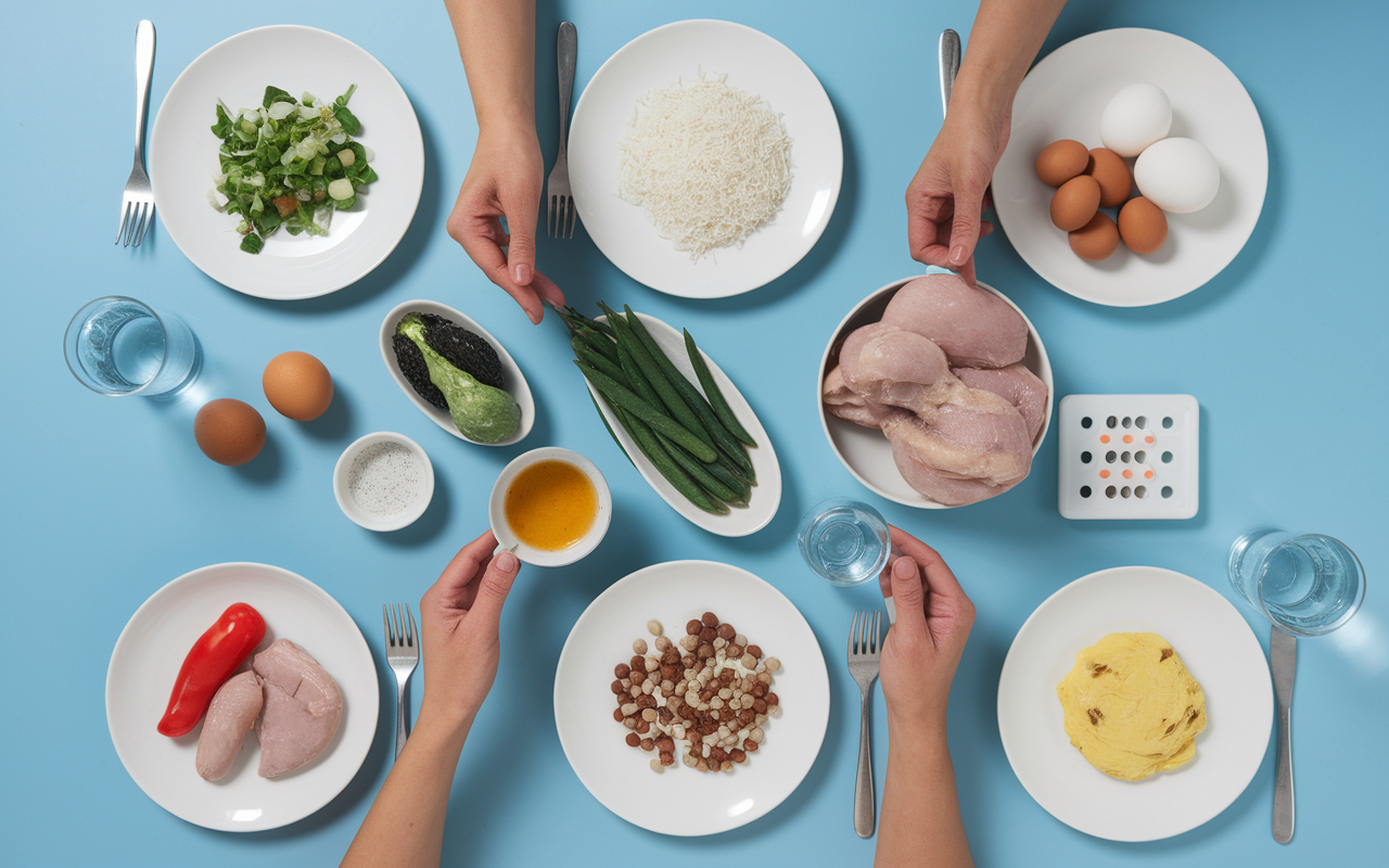 nutrition prise de masse musculaire 3 mois repas équilibré