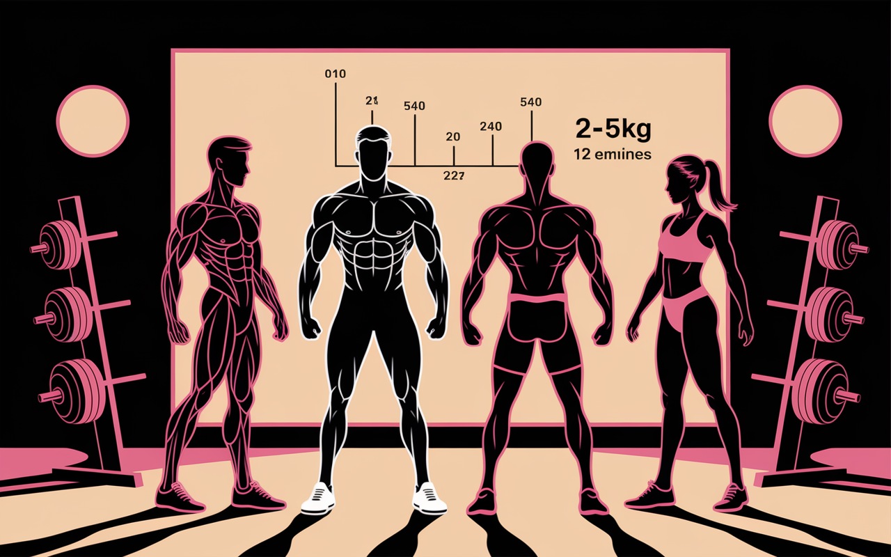combien de muscle gagner prise de masse musculaire 3 mois