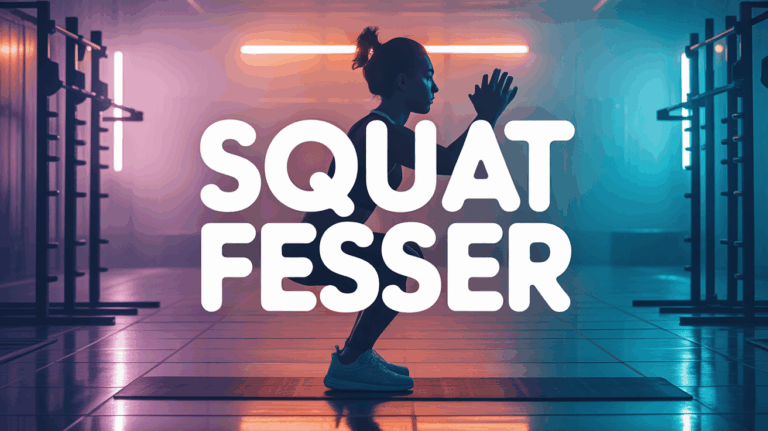 silhouette squat fessier salle de sport dynamique