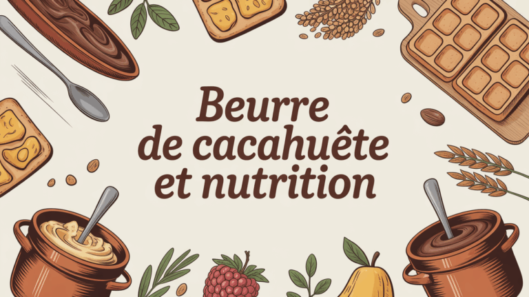 pots beurre de cacahuete, tartines, accessoires sportifs