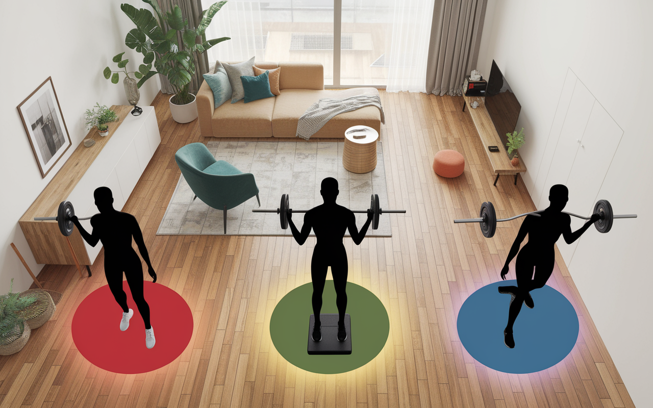 sélection machine jambes selon espace et objectifs appartement