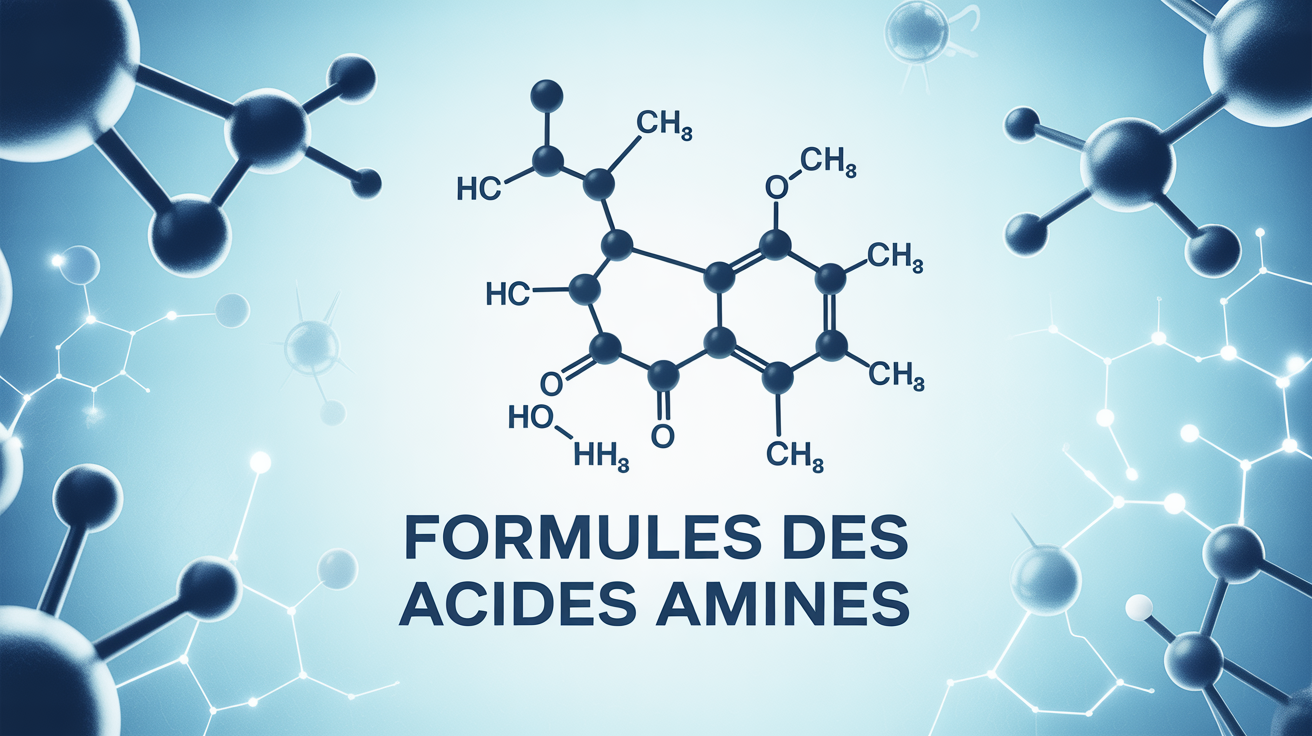Formules des acides aminés : comprendre la base des protéines