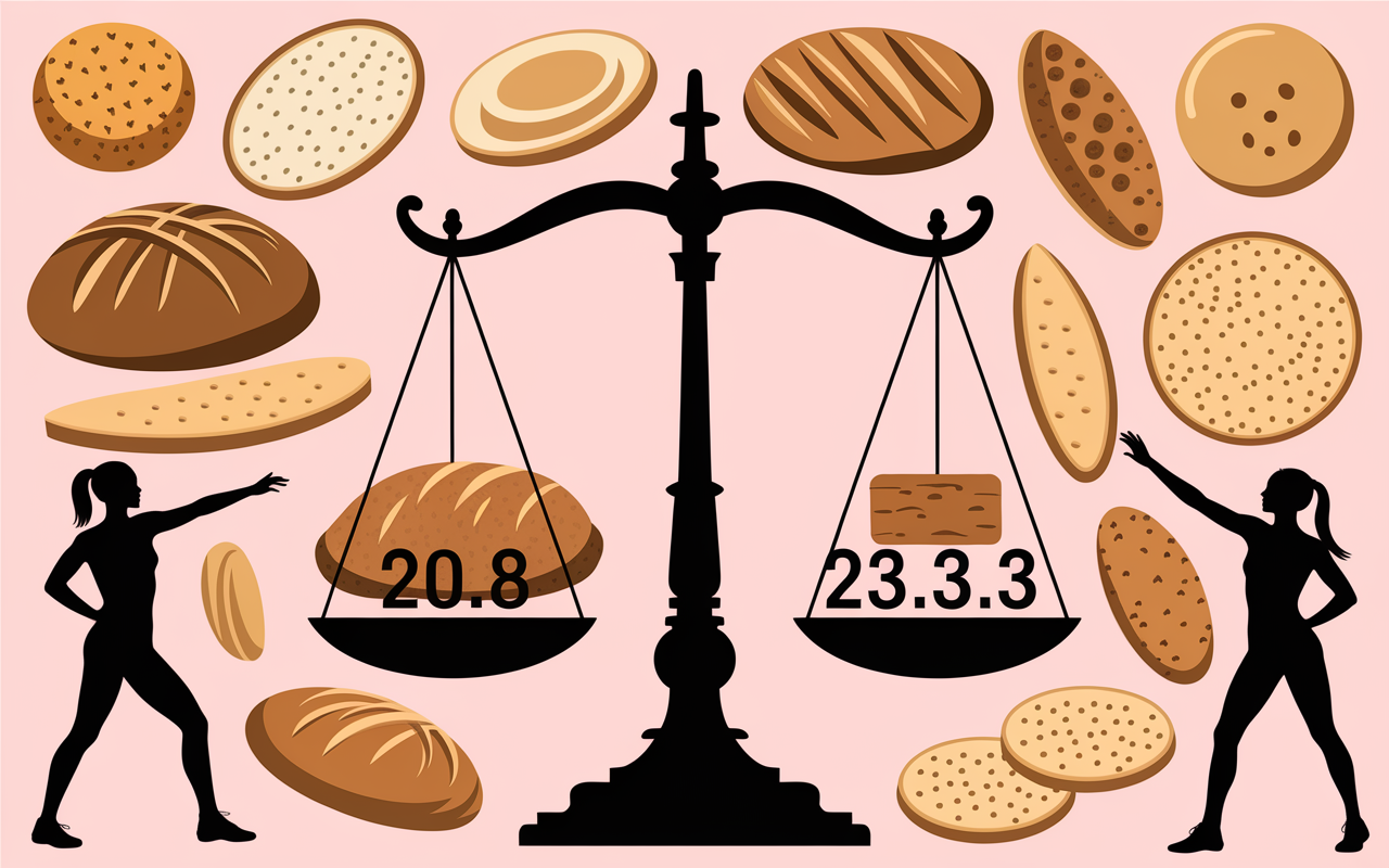 Balance IMC sportifs pains traditionnels et sans gluten, gluten grossir