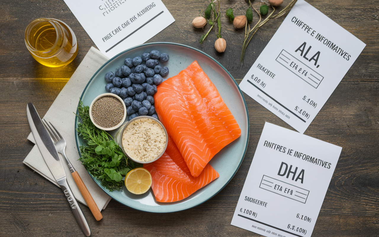infographie quantites omega 3 aliments
