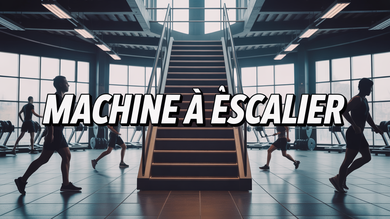 Machine à escalier moderne salle de sport