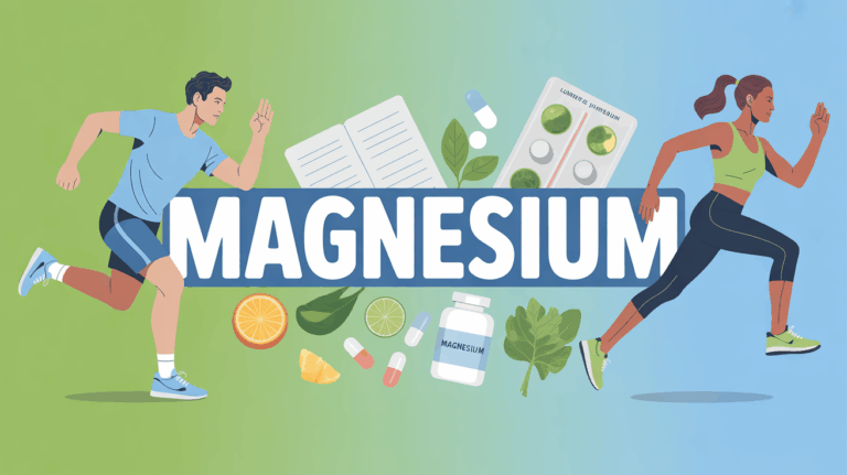 illustration magnesium sportif aliments sante