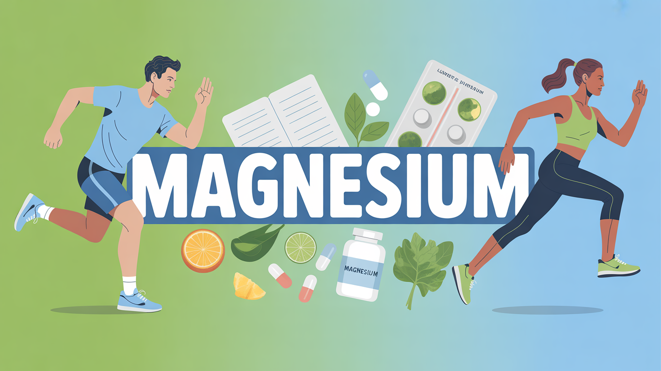 illustration magnesium sportif aliments sante