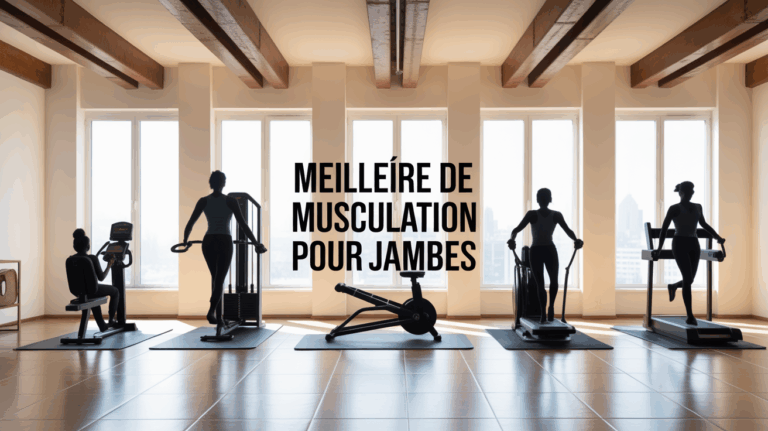 salle de sport à domicile avec machines jambes compactes