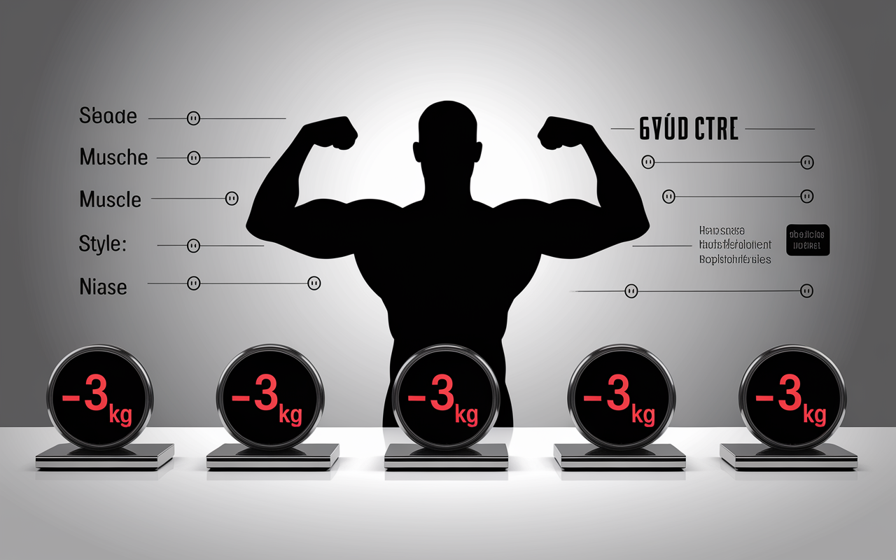 Comparaison eau muscle graisse pour perte 3 kg semaine