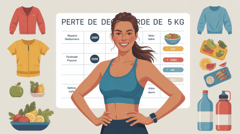 Femme active plan repas pour perdre 5 kg