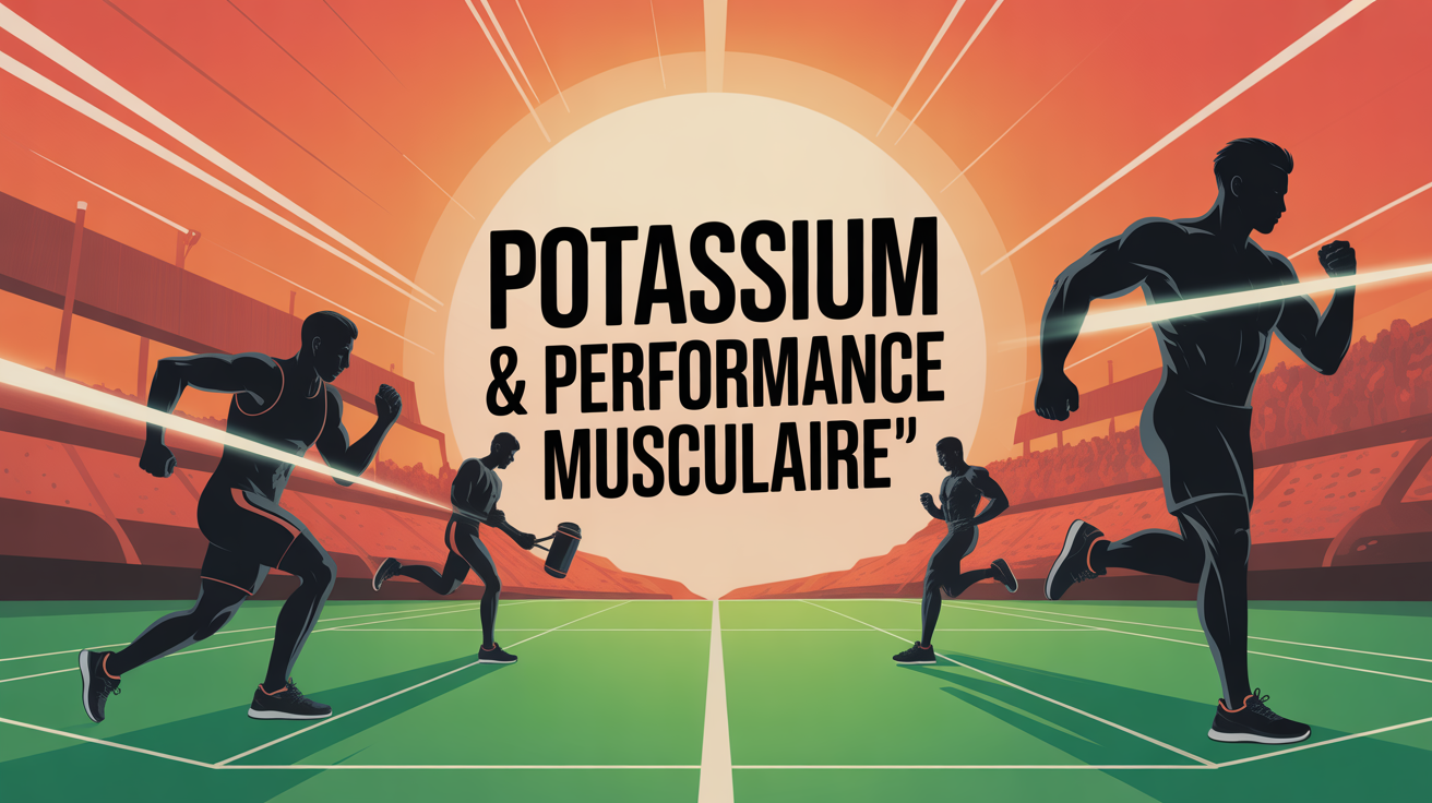 illustration sportifs potassium muscles energie