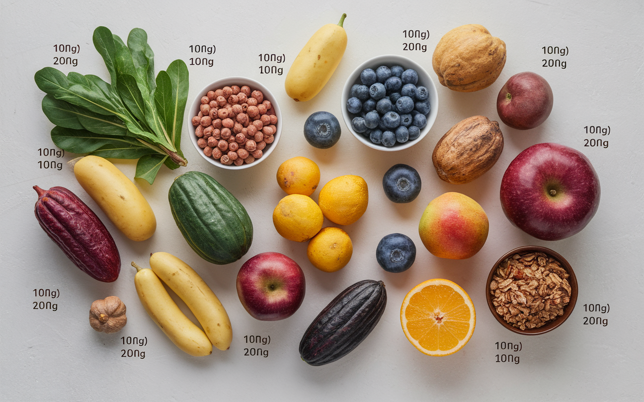 Aliments riches en potassium avec quantite
