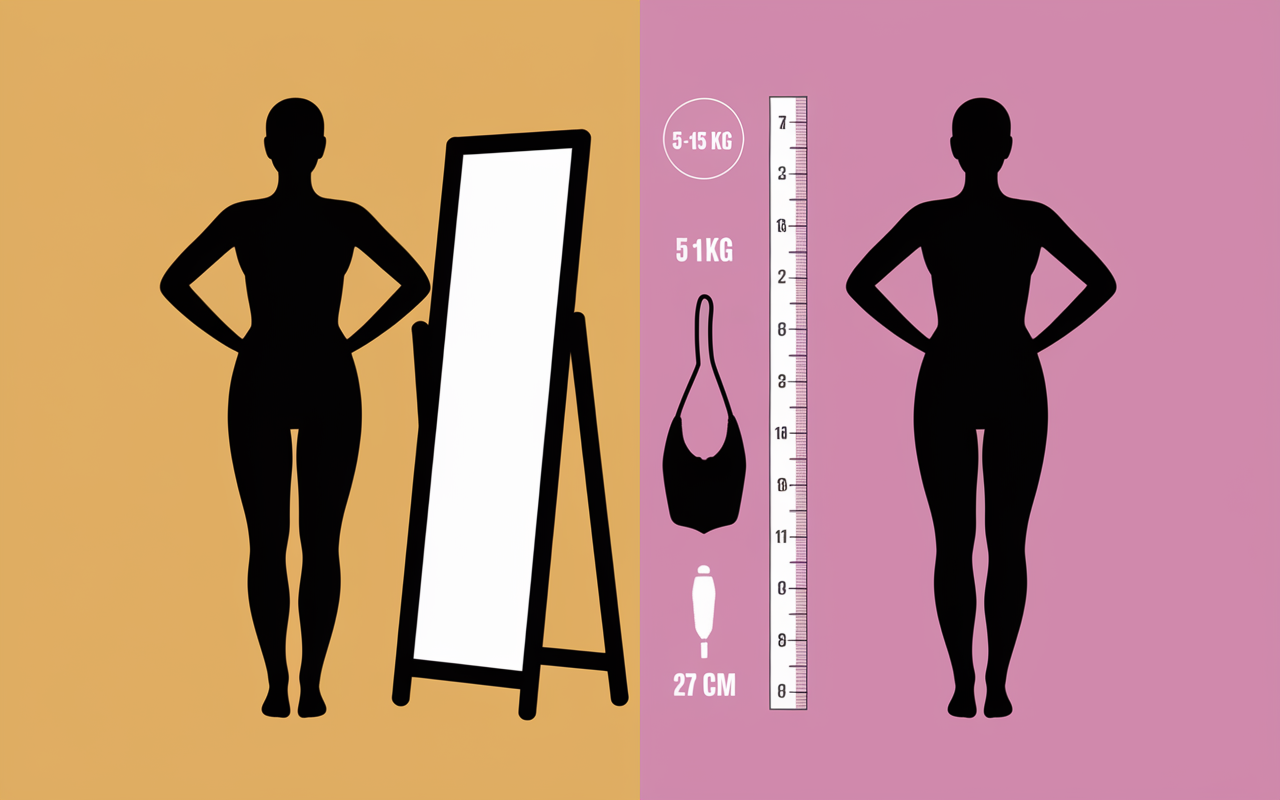 silhouettes avant apres fitness 6 mois chiffres