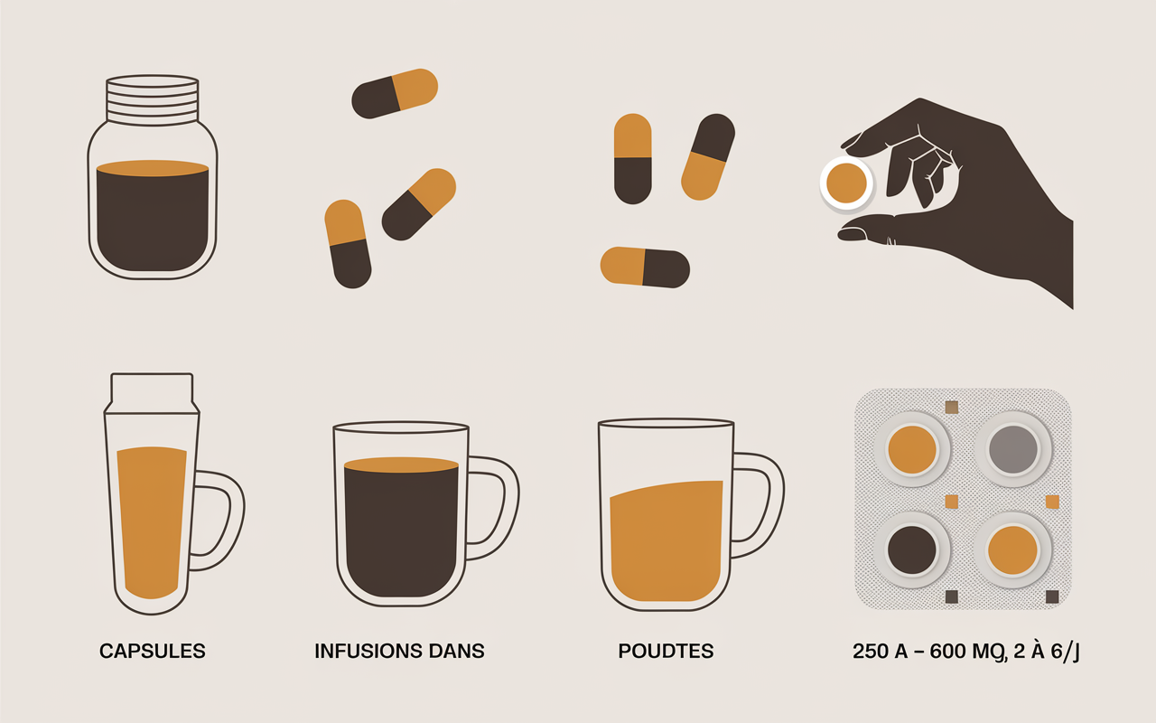 comparatif visuel des bruleurs de graisse naturels 2025 capsules infusions poudres