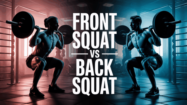 Front squat vs back squat : comparatif musculation gym