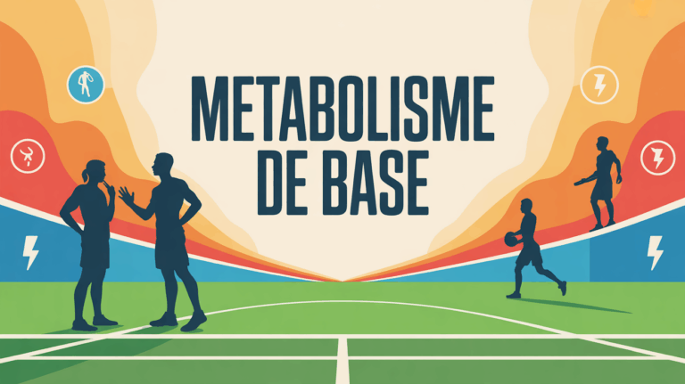 Vue terrain sport metabolisme de base