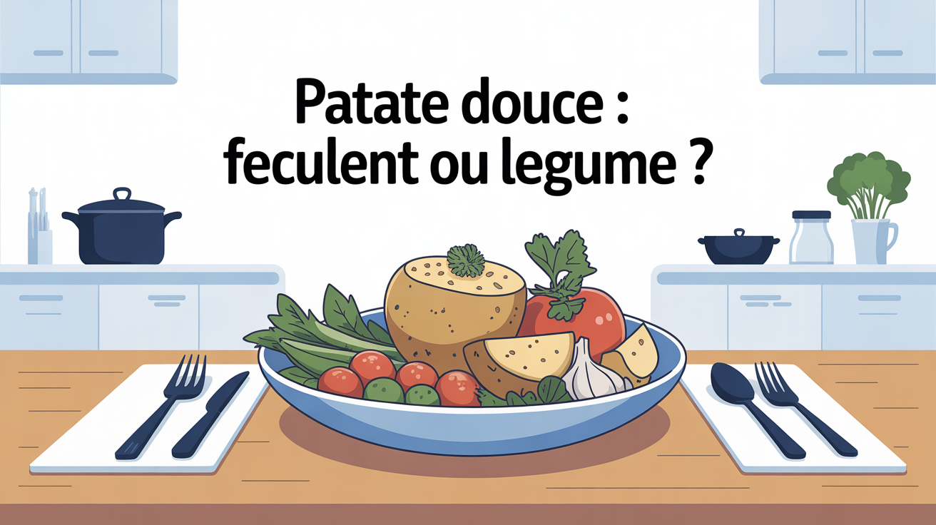 assiette equilibree patate douce legume proteines cuisine