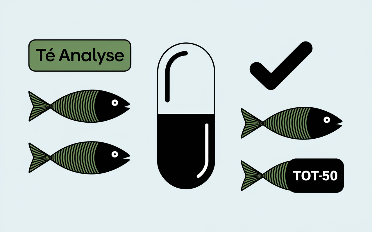Capsule labels qualité huile de foie de morue ISO Bio TOTOX