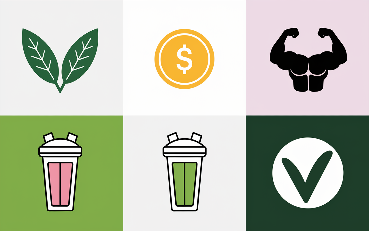 Tableau comparatif proteine bio vegan efficacité