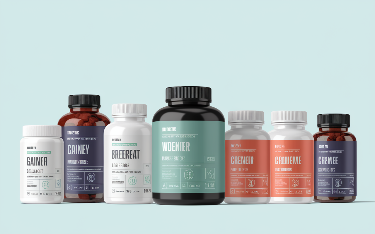 tableau produits complements alimentaires prise de masse