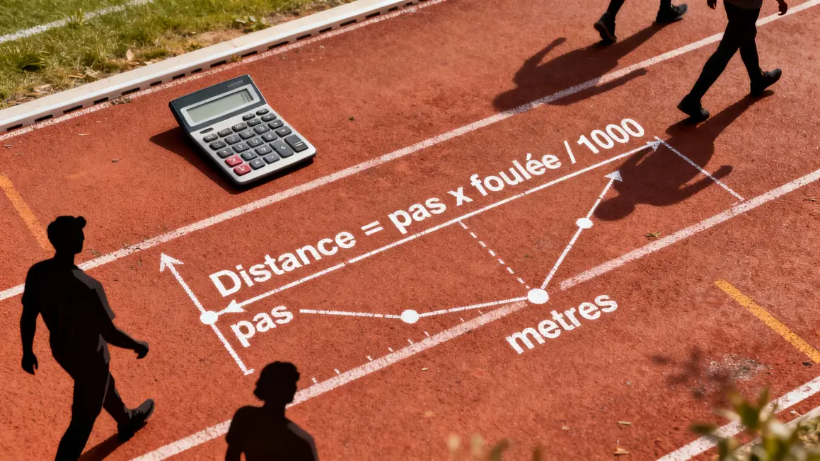 Formule conversion pas en kilometres piste