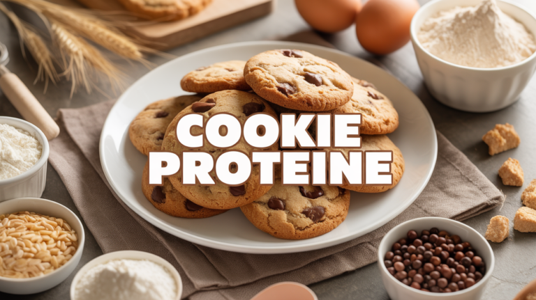 Assiette cookies proteines maison ingredients musculation