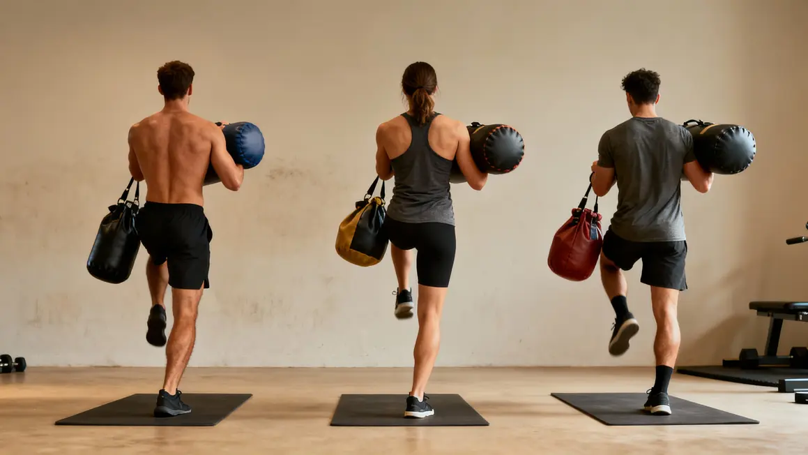 Sportifs mouvements fonctionnels sac leste power bag sandbag bulgare