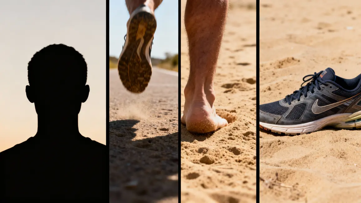 Illustration morphologie vitesse terrain chaussures impact distance pas