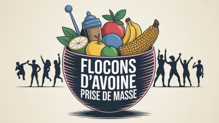 bol flocons d'avoine prise de masse musculation