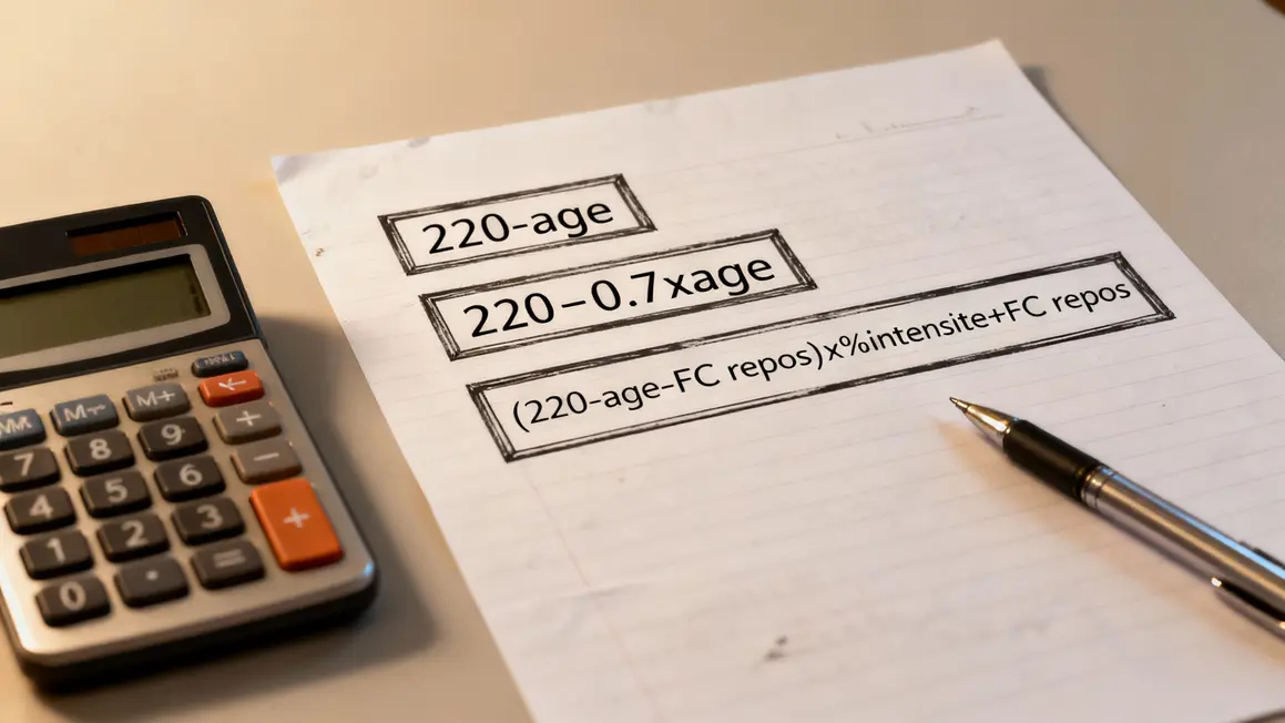 formules calcul frequence cardiaque maximale