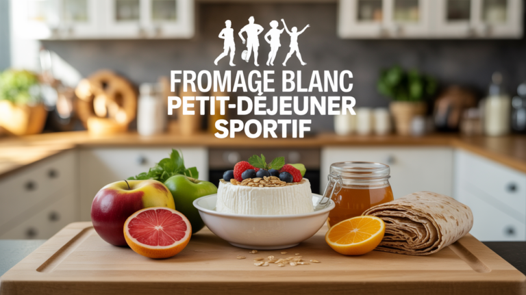 fromage blanc sportif petit dejeuner famille