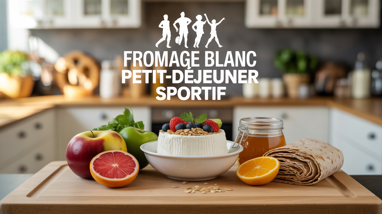 fromage blanc sportif petit dejeuner famille