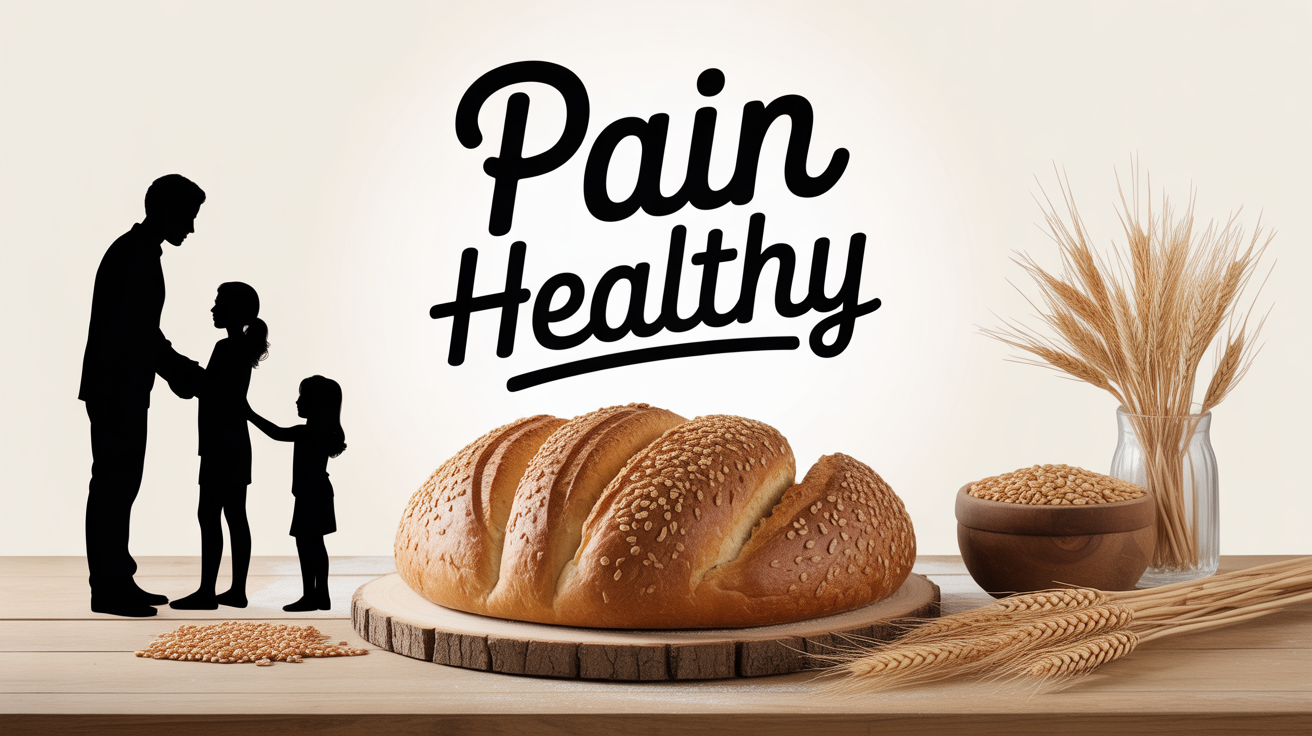 pain healthy complet artisanal et graines partage en famille