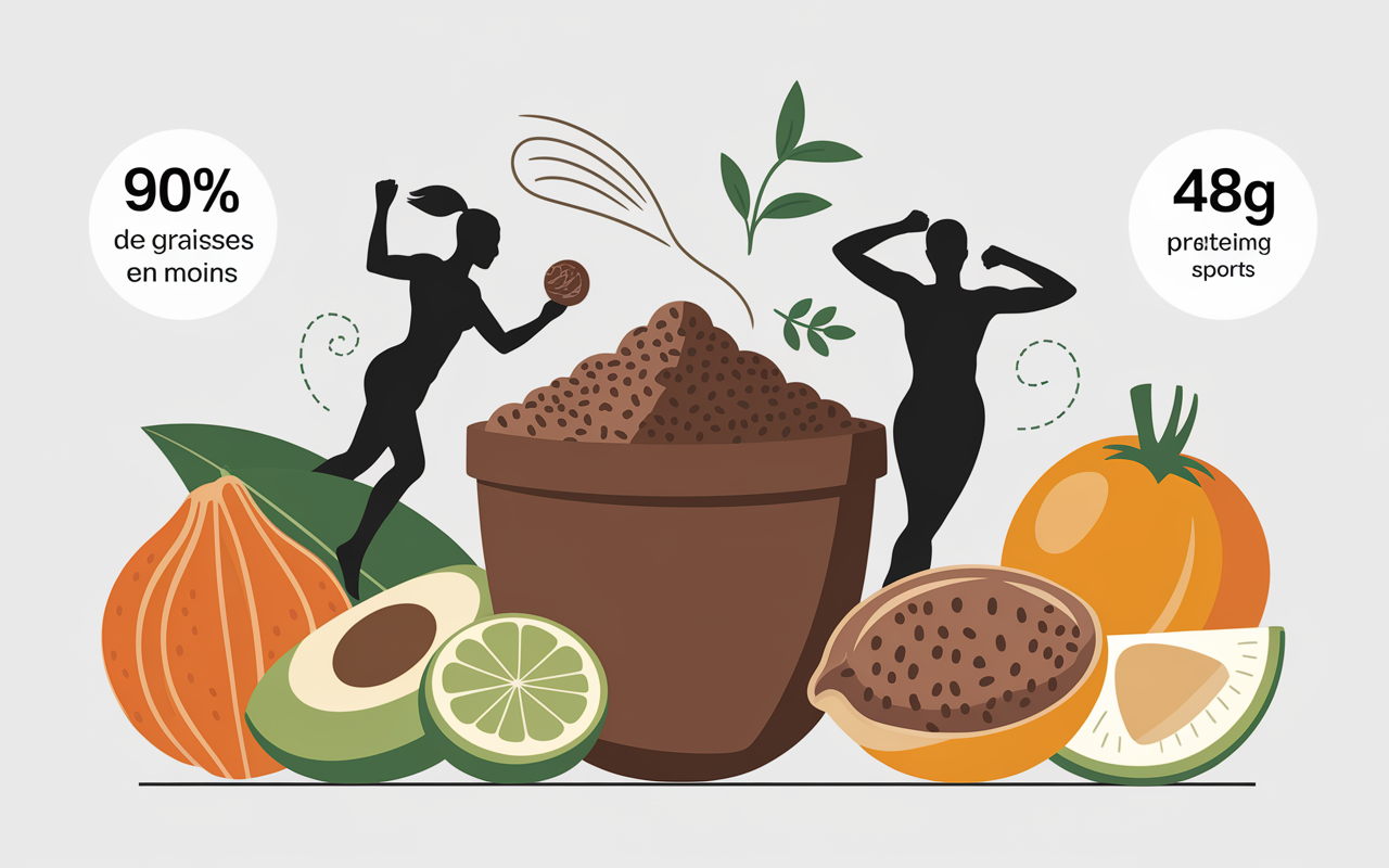 Bol poudre de beurre de cacahuete proteines sport