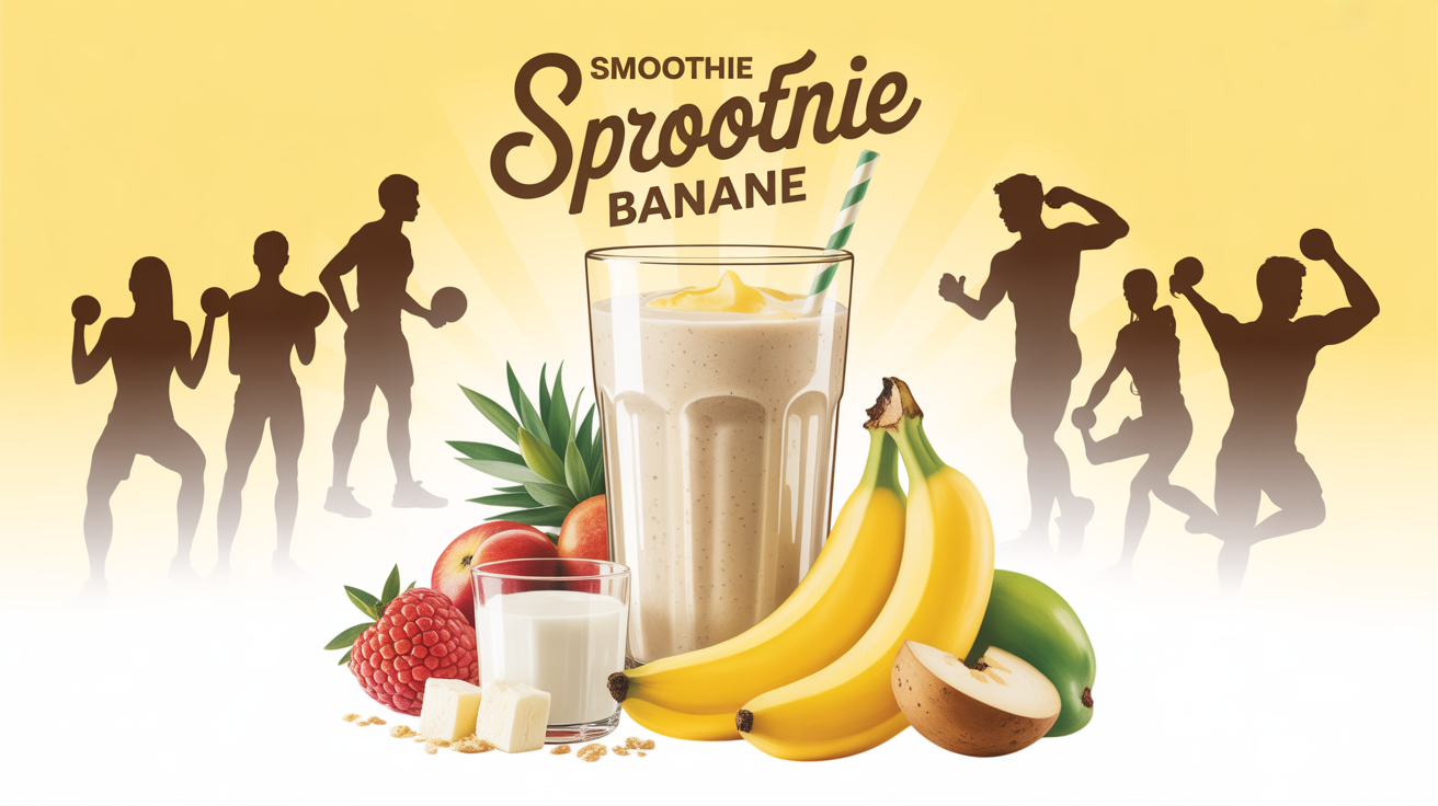 smoothie proteine banane recovery sportif ingredients