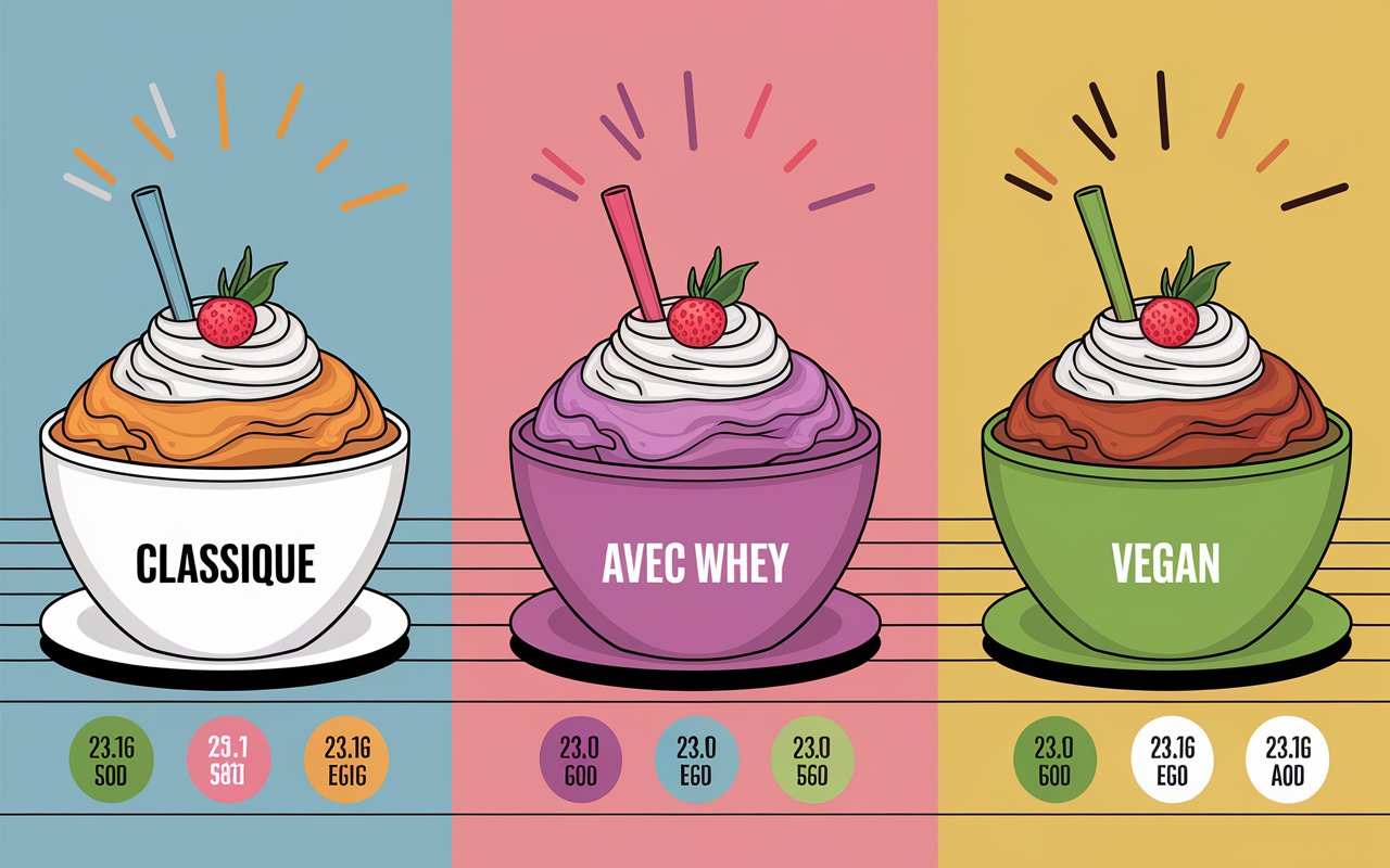 tableau nutritionnel bowl cake classique whey vegan