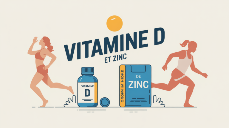 Vitamine D Zinc duo, supplément immunité sportif