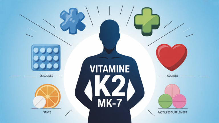 Vitamine K2 MK-7 icones os coeur supplement sante