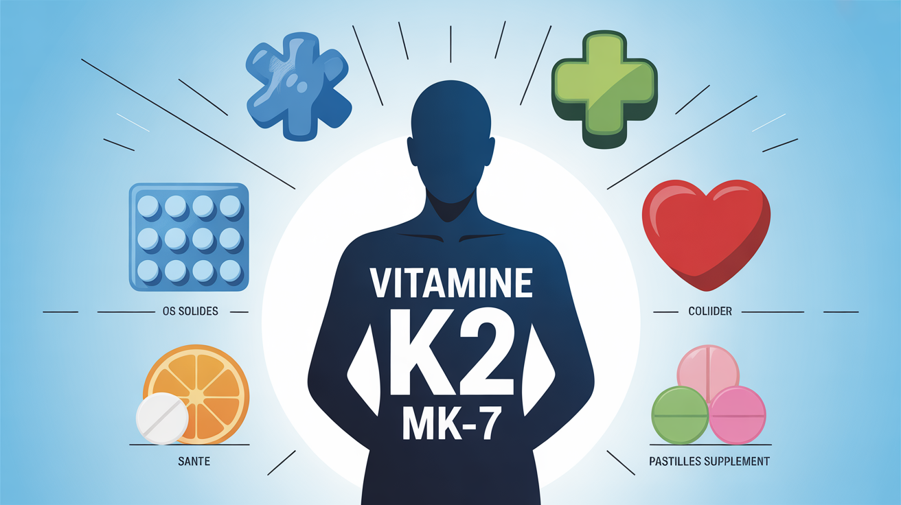 Vitamine K2 MK-7 icones os coeur supplement sante