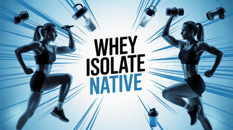 Whey isolate native pour sportifs energie et purete