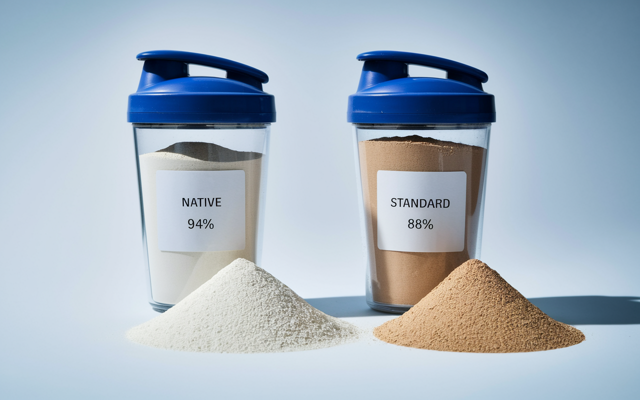 Comparatif whey isolate native standard purete
