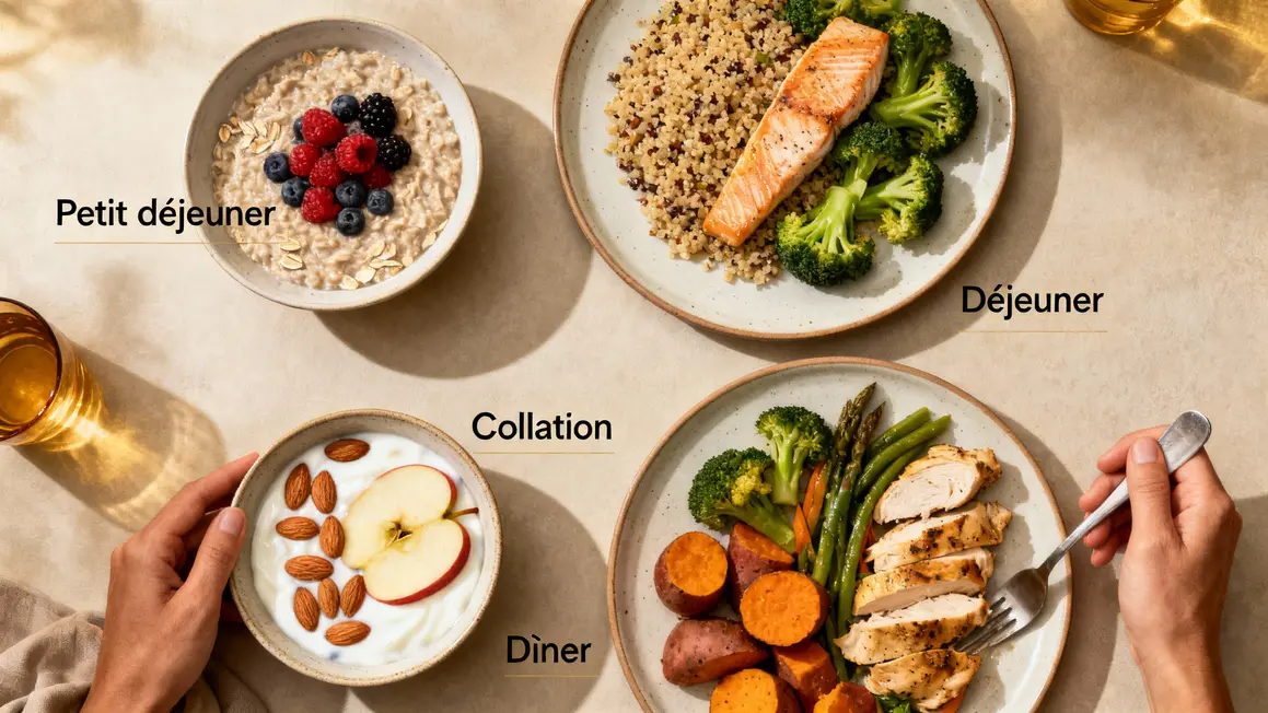 repas type alimentation cuisses fines