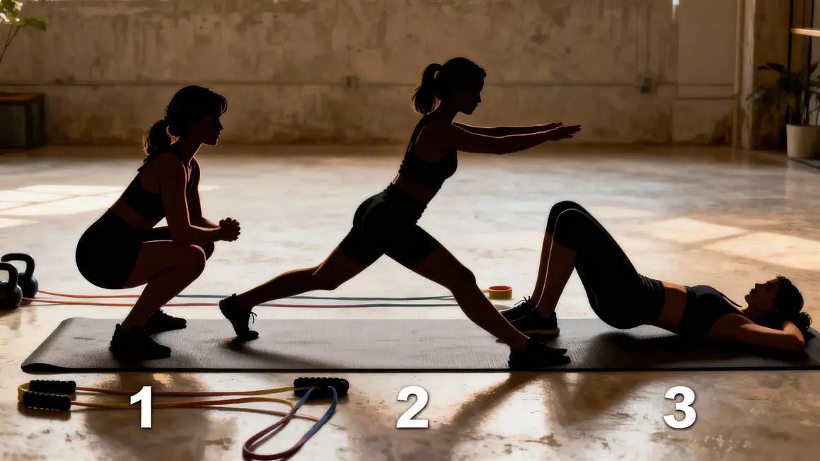 exercices cuisses fines squat fente pont