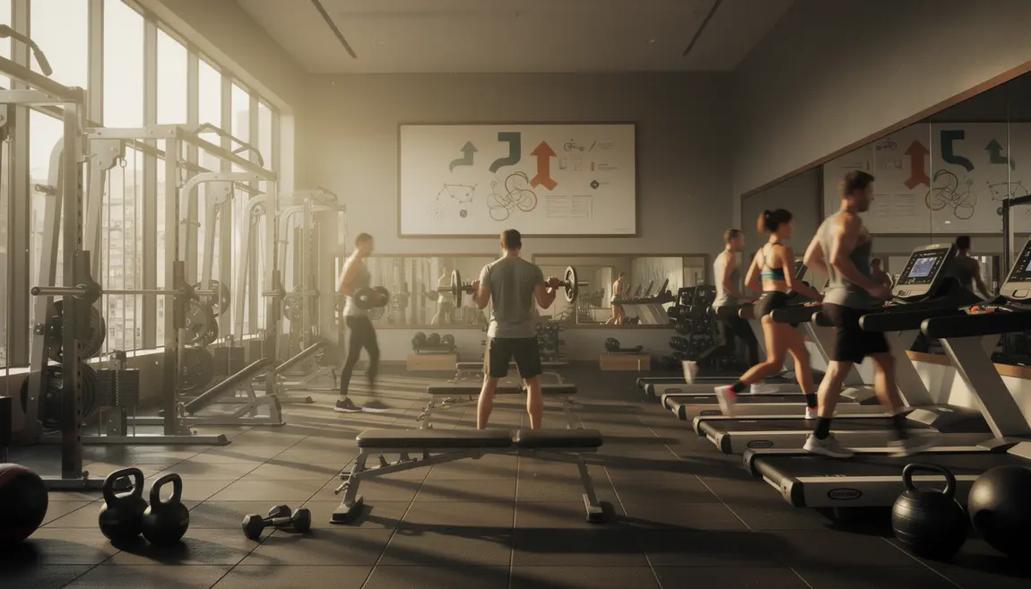 Sportifs salle de musculation et metabolisme