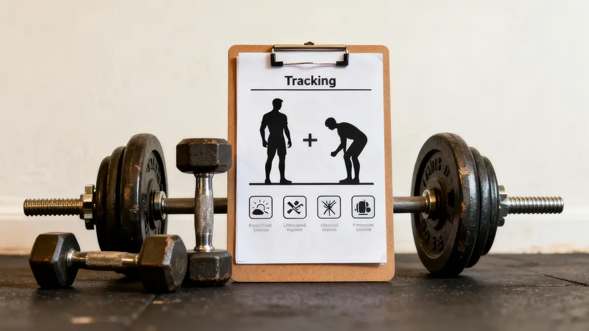 Visuel plateau musculation causes suivi haltères