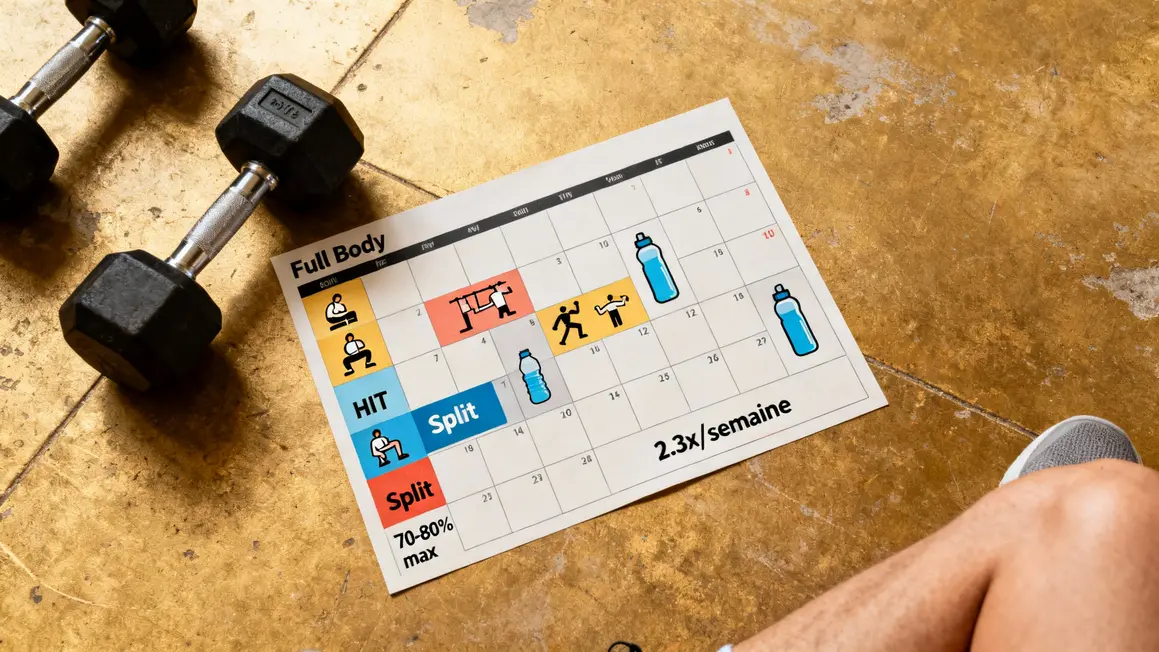 Tableau entrainement musculation metabolisme